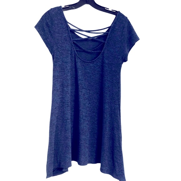 Anthropologie Maurices Loose Asymmetrical Top Tunic with pockets SZ S - Picture 3 of 14